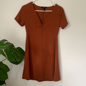 Ribbed orange dress 🧡